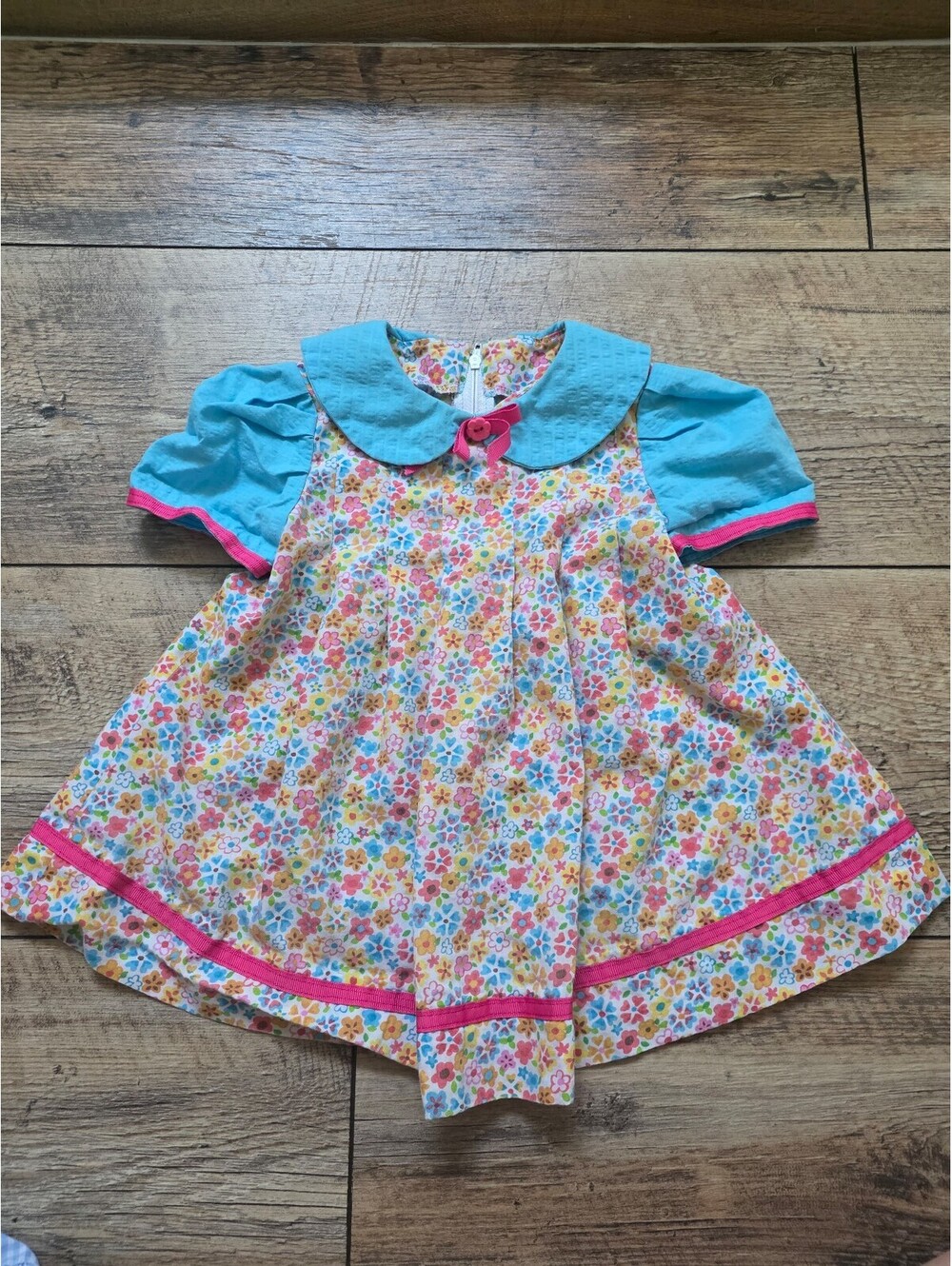 Vintage Toddler/Baby dress size 9-12 handmade
